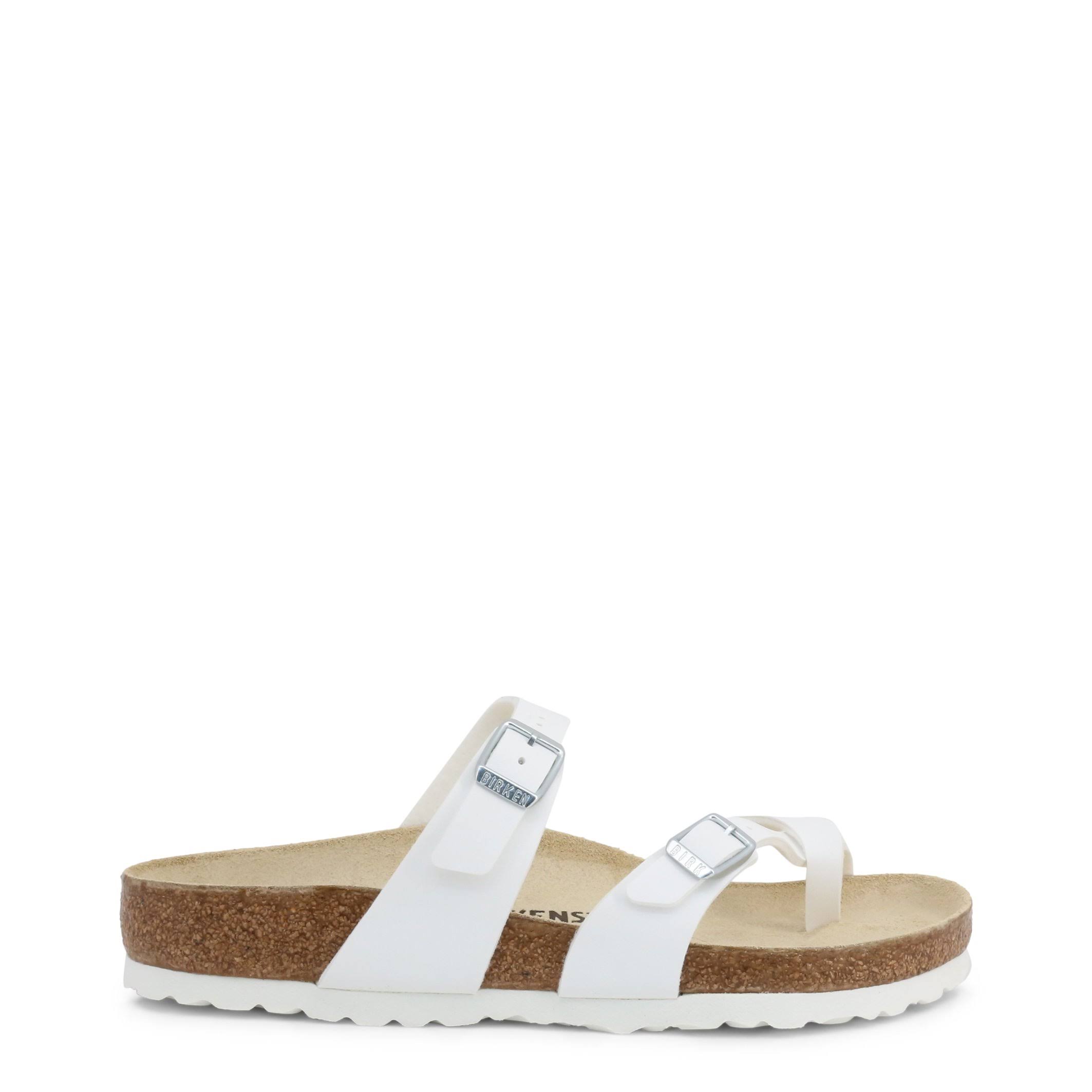 Birkenstock Mayari Birko Flor, Women, White / 37