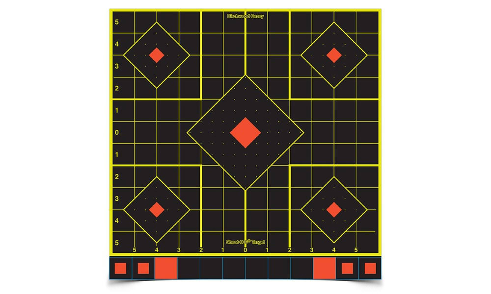 Birchwood Casey Shoot-N-C 12in Sight in Target-50 Sheets