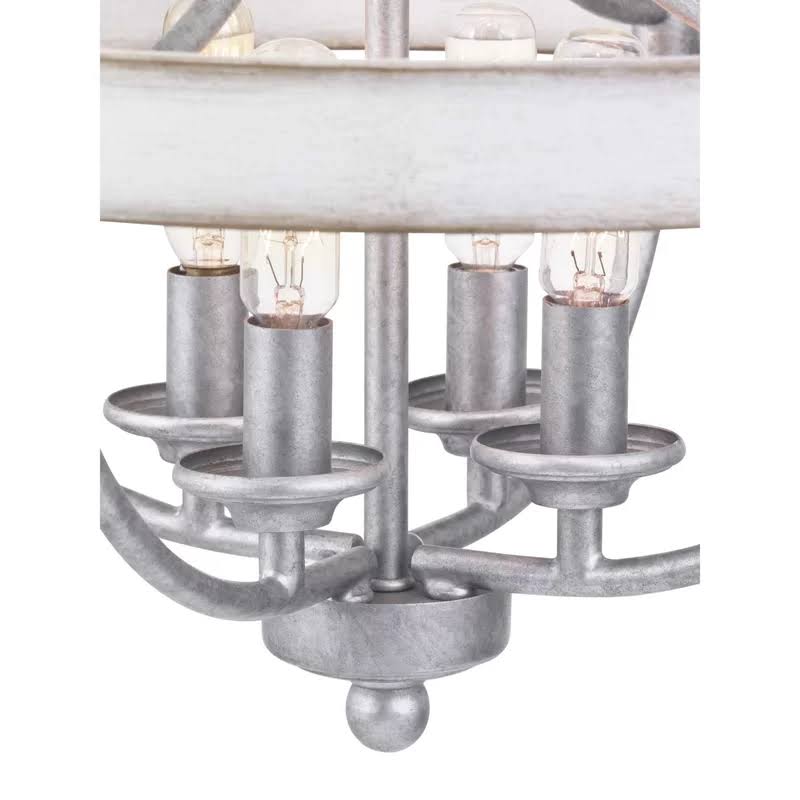 Kowalski 4 - Light 15.25&& Chandelier Style Geometric Semi Flush Mount