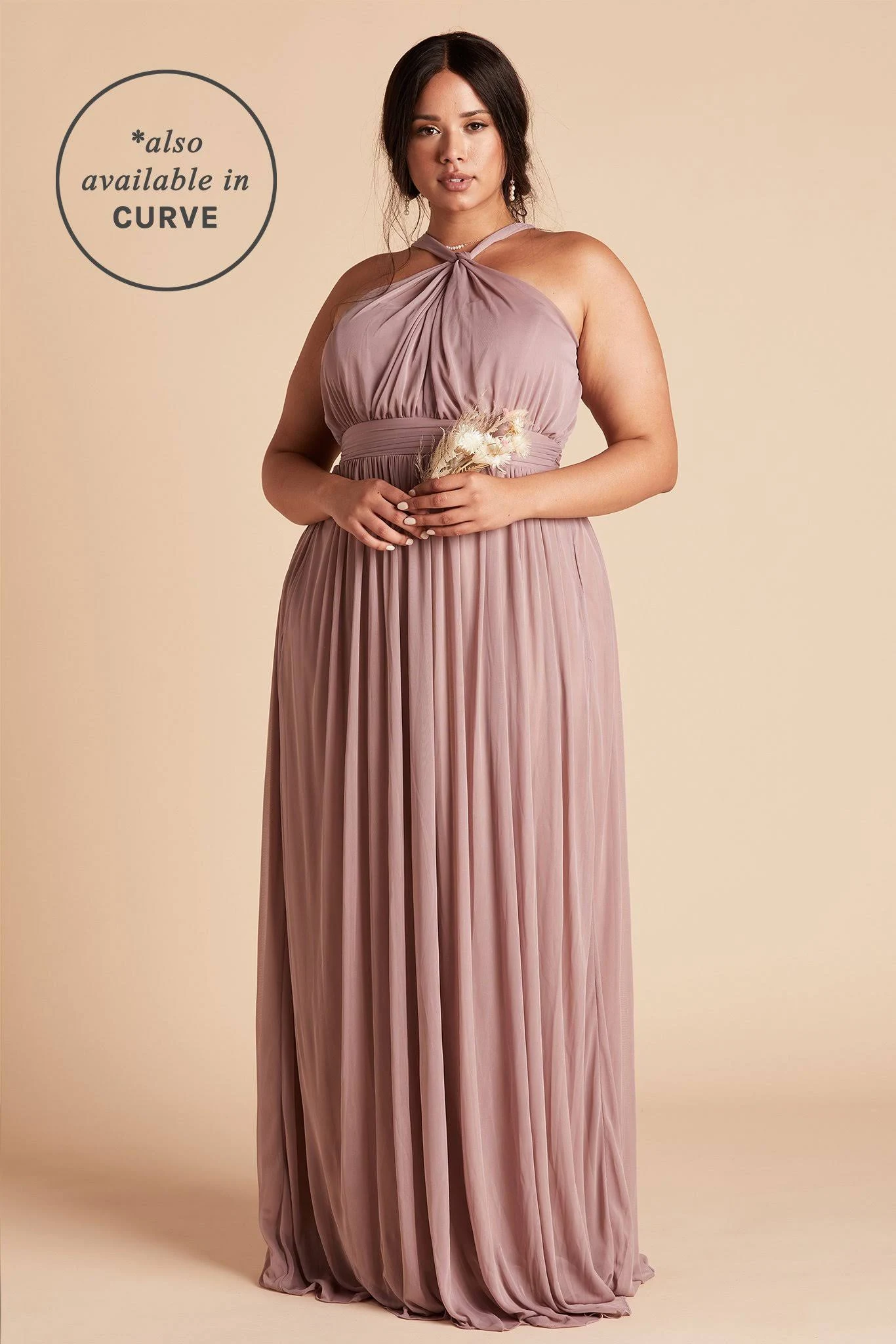 Birdy Grey Kiko Bridesmaid Dress in Mauve L / Mauve