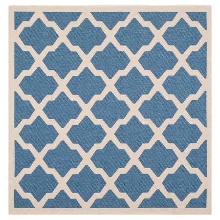 Larson Blue/Beige Indoor/Outdoor Area Rug Sol 72 Outdoor Rug Size: Square 7&10x22