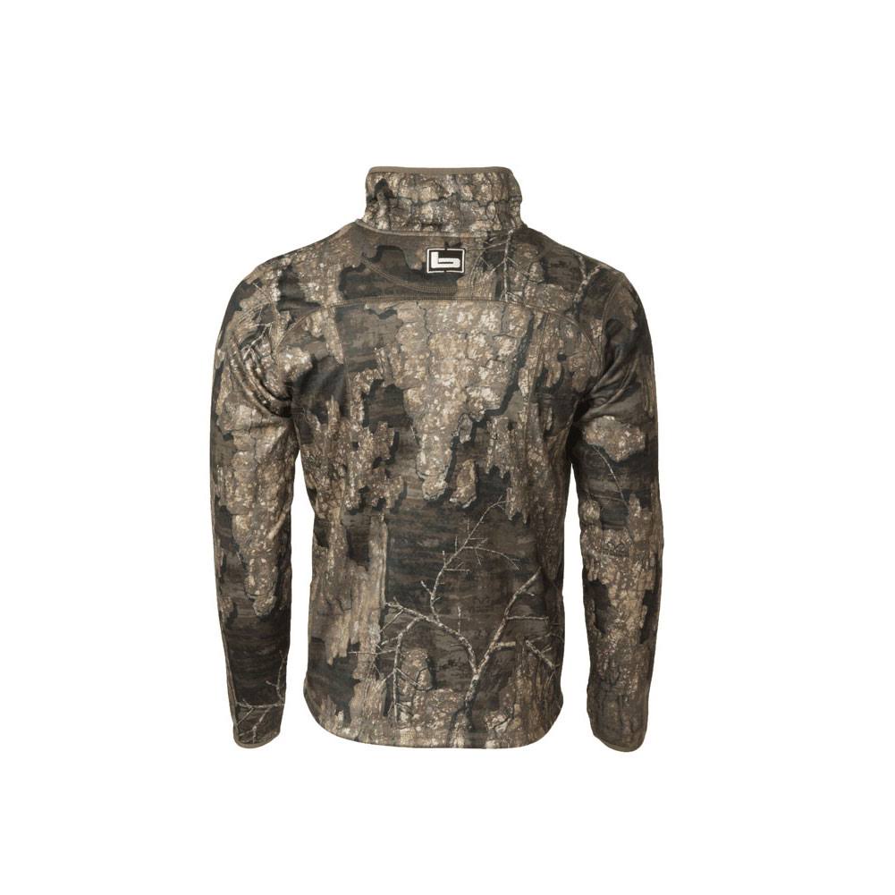 Banded Mid Layer 1/4 Zip Timber Fleece Pullover (B1010031-TM)