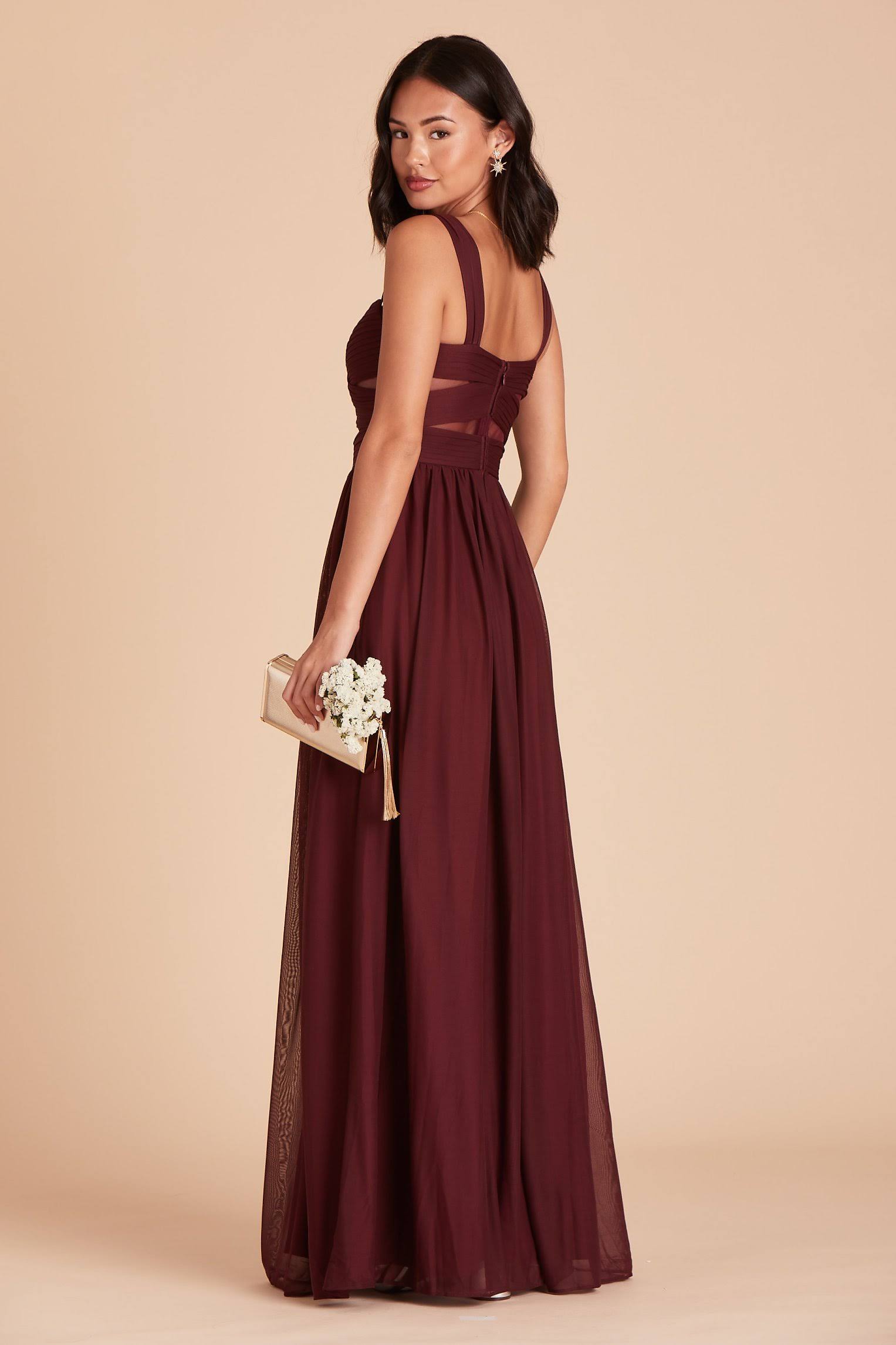 Birdy Grey Elsye Bridesmaid Dress in Cabernet XXL / Cabernet