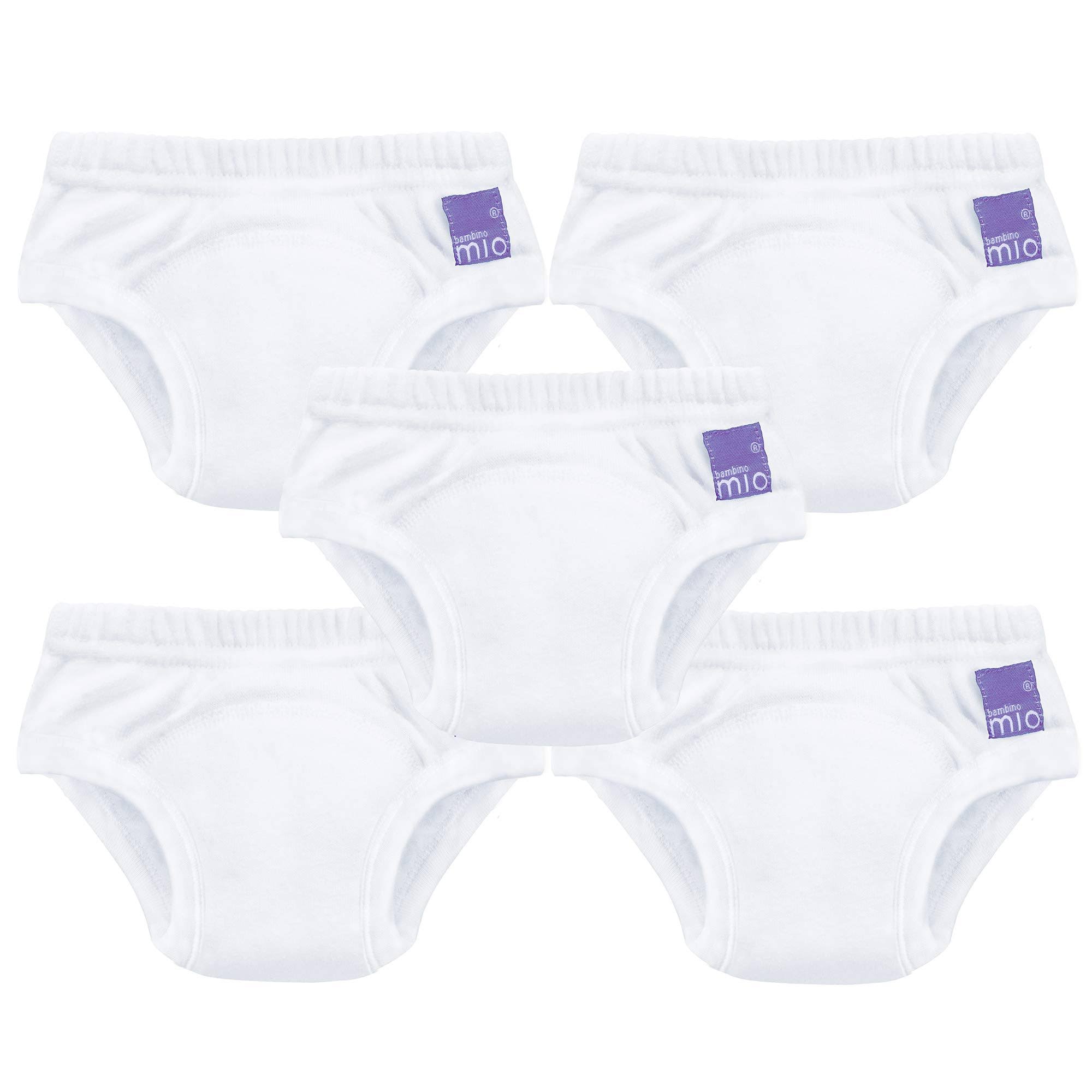 Bambino Mio Potty Training Pants, 5 Pack, White / 3+ Years