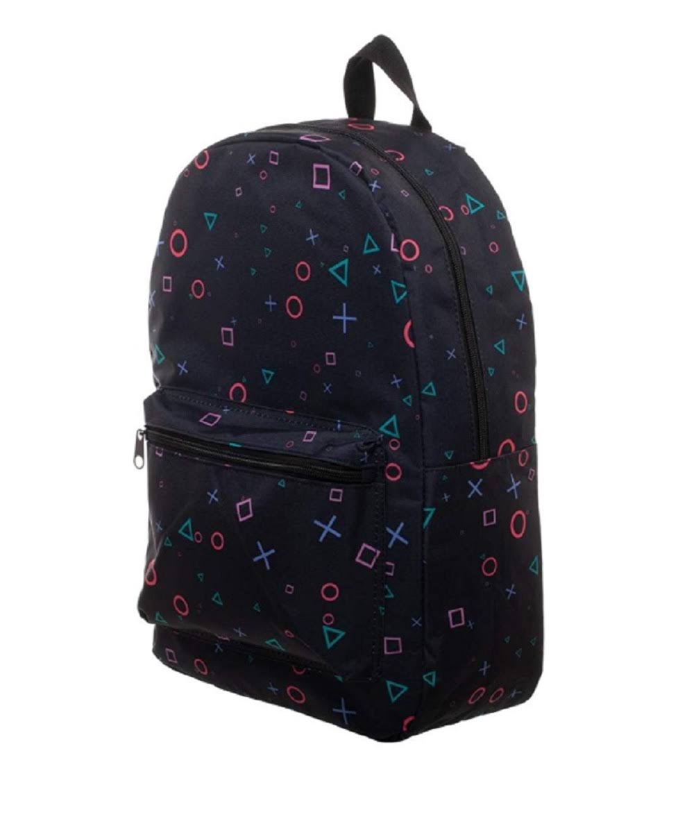 PlayStation Button Sublimated Print Backpack