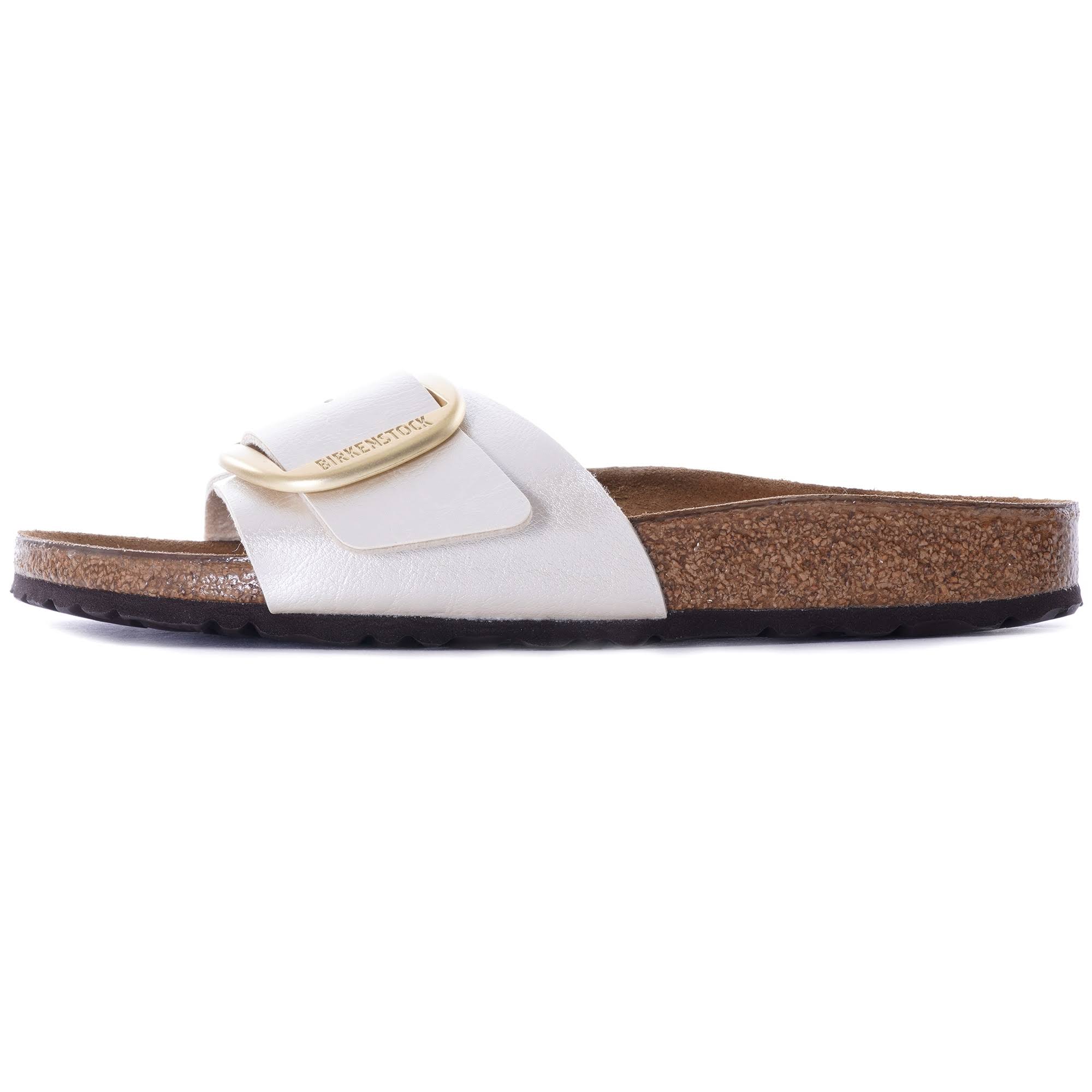 Birkenstock Madrid Big Buckle Birko-Flor Graceful Pearl White 37 EU