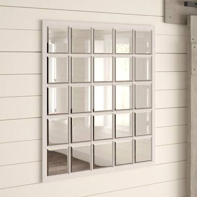 Aquinnah Traditional Beveled Accent Mirror Birch LANE? Finish: Antiqued White