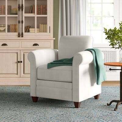 Birch Lane Allensby 35x22 Wide Armchair Body Fabric: Indy Cream