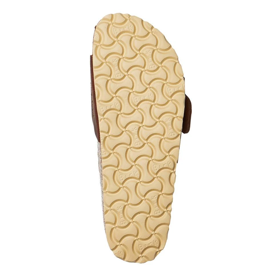 Birkenstock Madrid Big Buckle Oiled Leather Sandals - Cognac