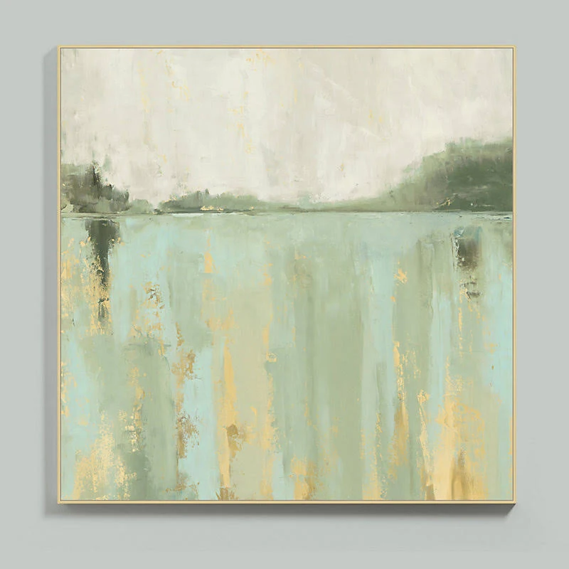 Mineral Reflection Framed Canvas 31x22 x 31x22 - Ballard Designs