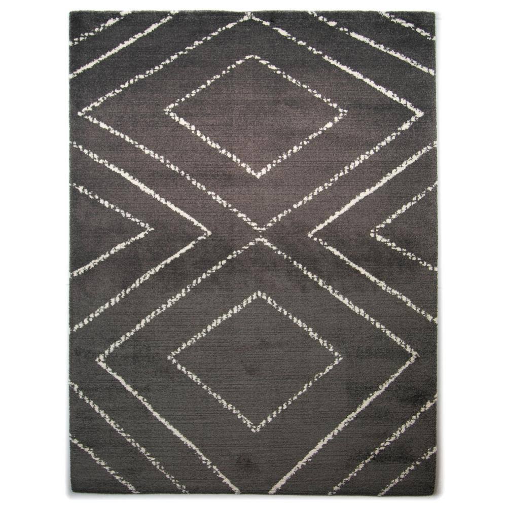 BALTA Maiken Charcoal 8 ft. x 10 ft. Area Rug, Grey