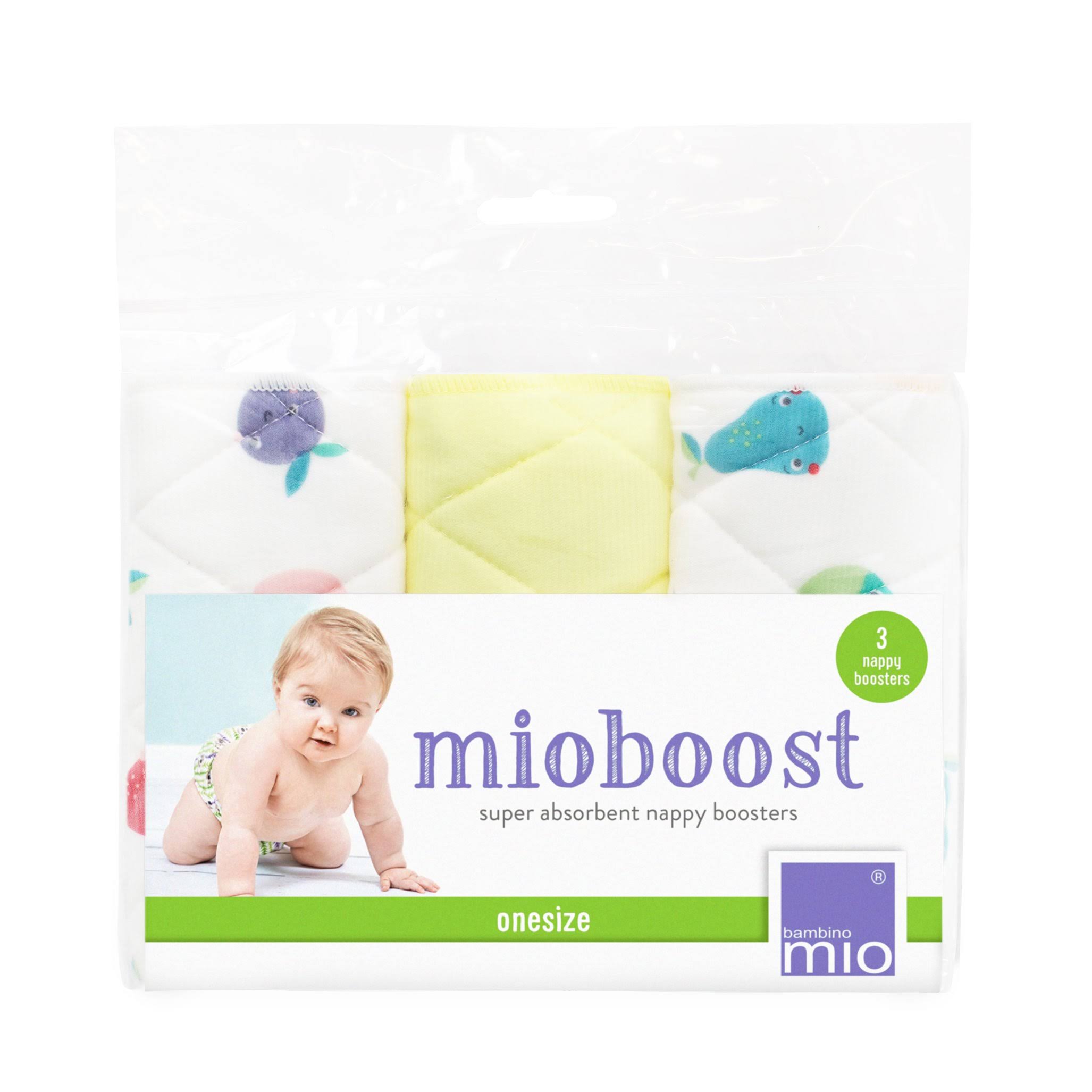 Bambino Mio Mioboost Diaper Insert, 3 Pack, Cute Fruit