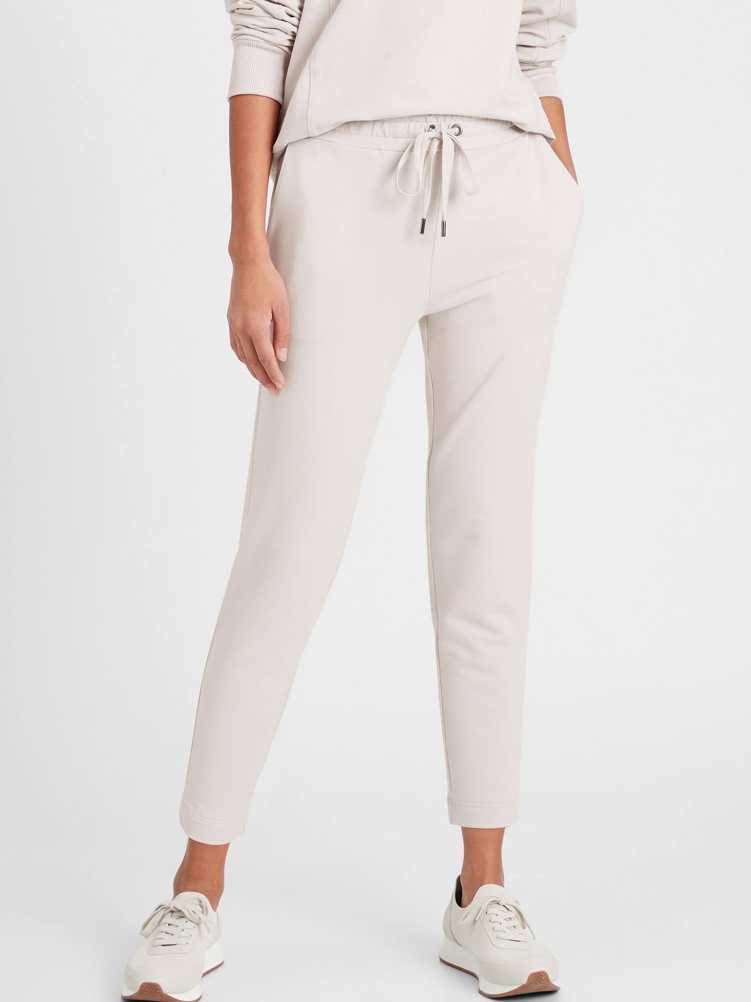 Banana Republic Women's French Terry Jogger Selenite Size L