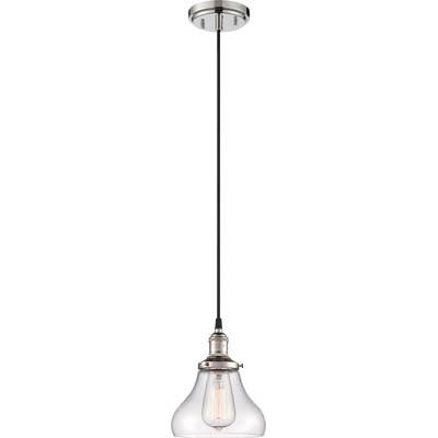 Laurel Foundry Modern Farmhouse Sandy Springs 1-Light Teardrop Pendant Finish: Polished Nickel