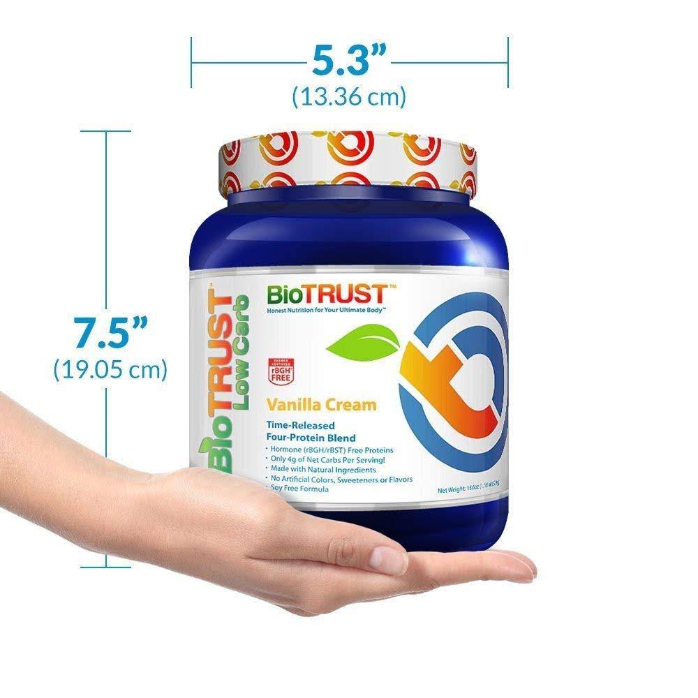 BioTRUST Low Carb Grass-Fed Protein Powder - Vanilla Cream