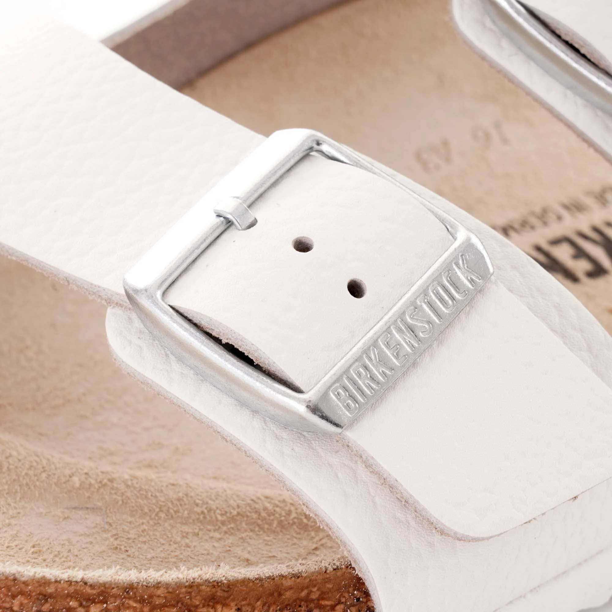 Birkenstock Unisex Sandal White Arizona