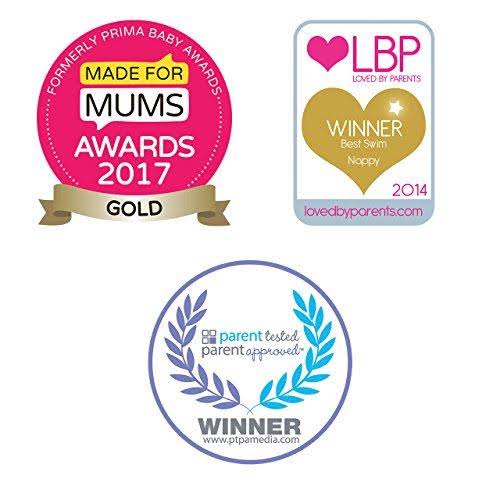 Bambino Mio, Reusable Swim Nappy, Whale Wharf, 2 Years+