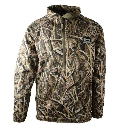 Banded Heavy Tec Fleece 1/2 Zip Pullover Blades Extra Small, Men's, Size: XS, Green