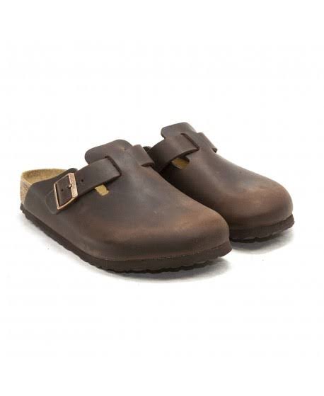 Birkenstock Boston Leather Clog - Women's Habana Oiled Leather, 37.0