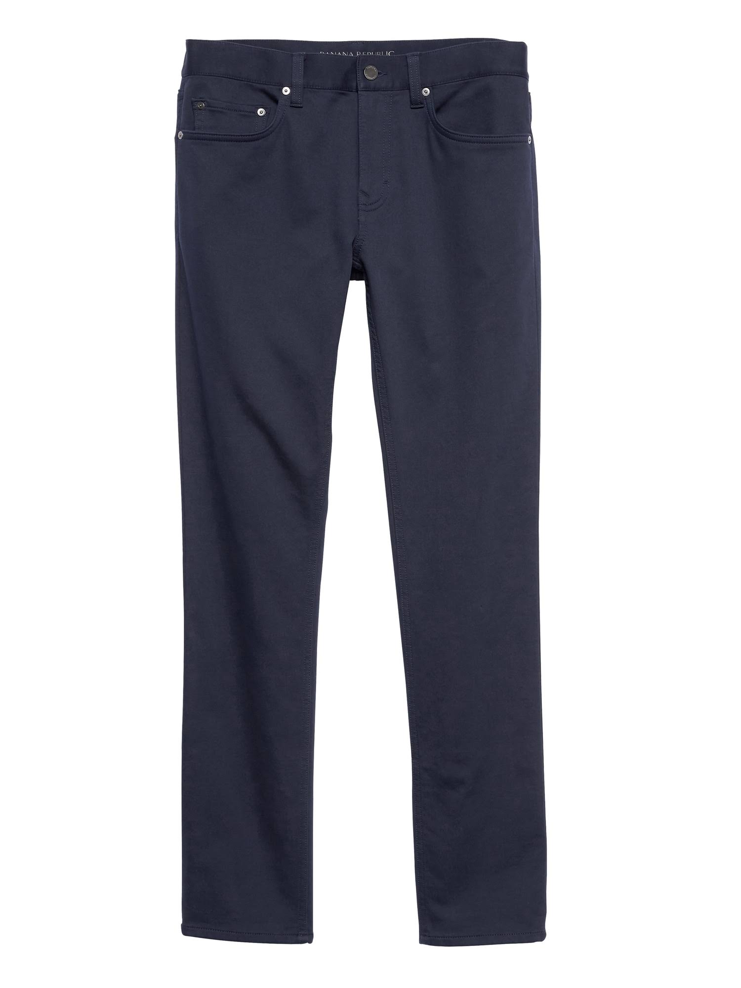 Banana Republic Men's Skinny Traveler Pant Navy Size 31W 32L
