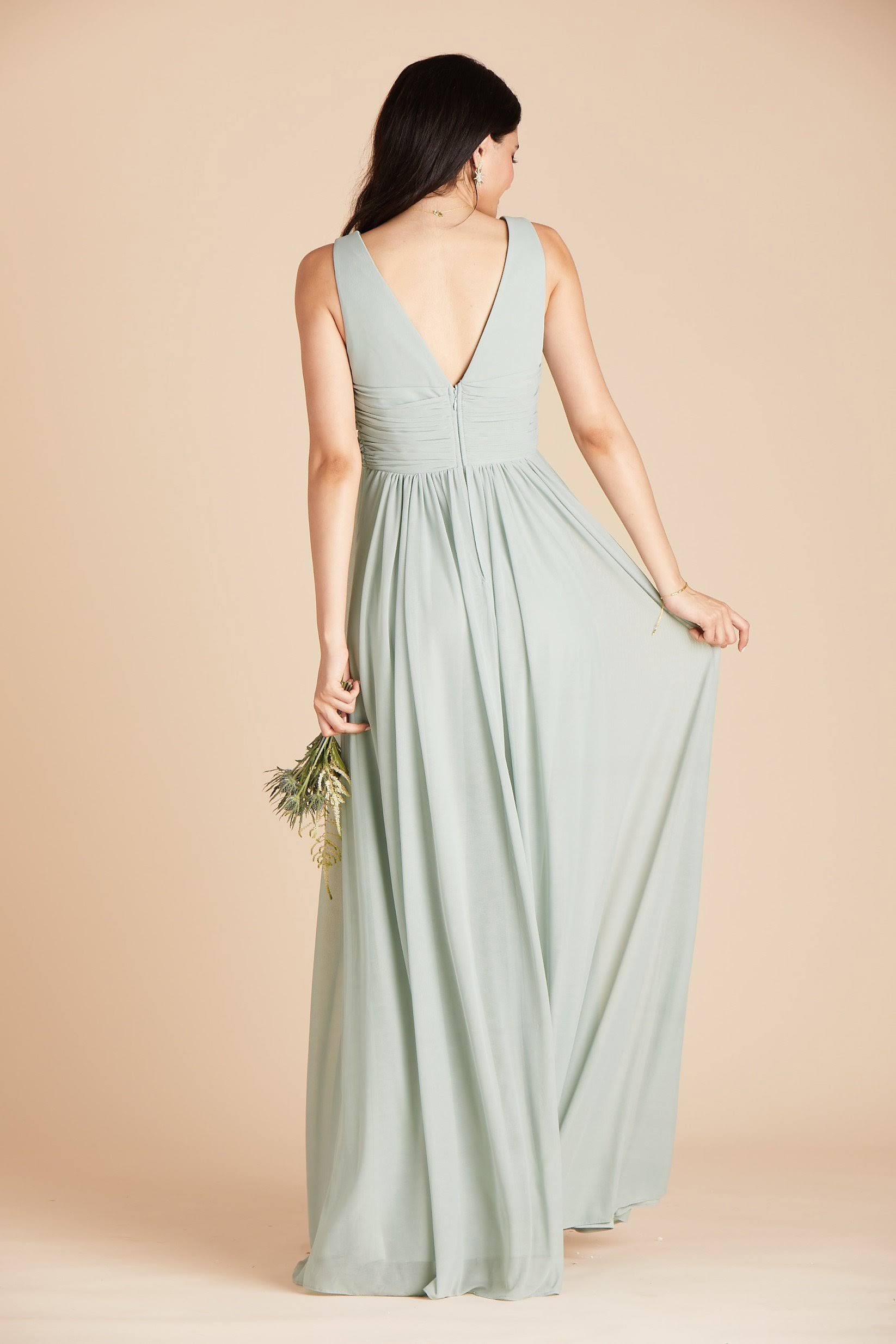 Birdy Grey Lianna Bridesmaid Dress in Sage S / Sage