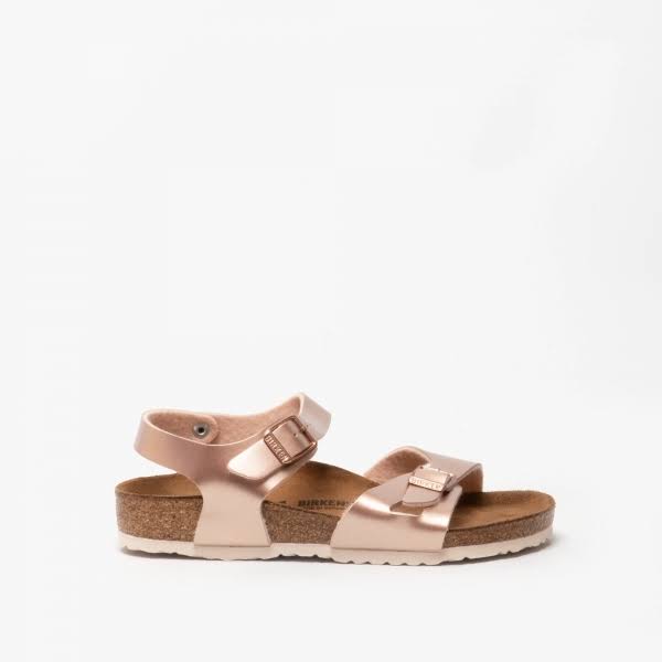 Birkenstock Rio Kids& Sandals - Metallic - Flat Sandals