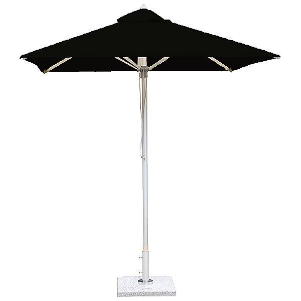 Bambrella Santa Ana Square Umbrella - Color: Black - 2.0m SQ-SA-B