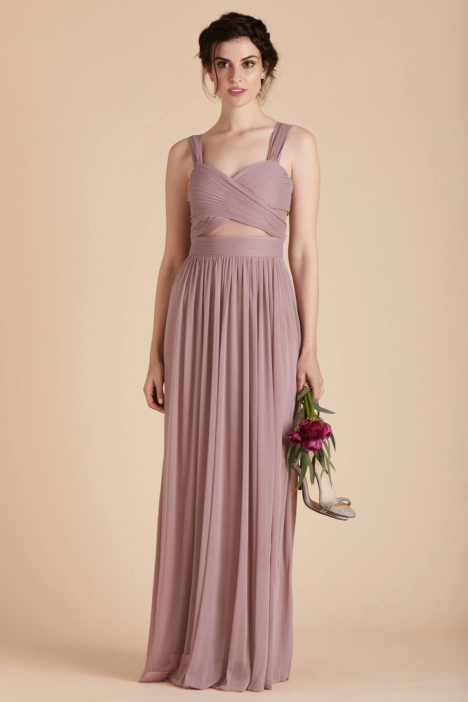 Birdy Grey Elsye Bridesmaid Dress in Mauve M / Mauve