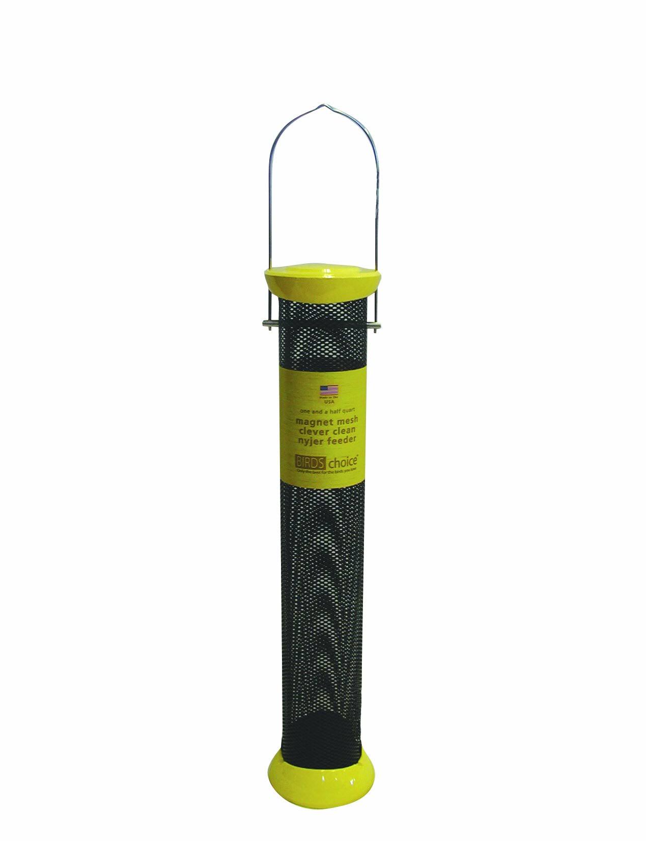 Birds Choice Magnet Mesh Clever Clean Nyjer Feeder, 18-inch