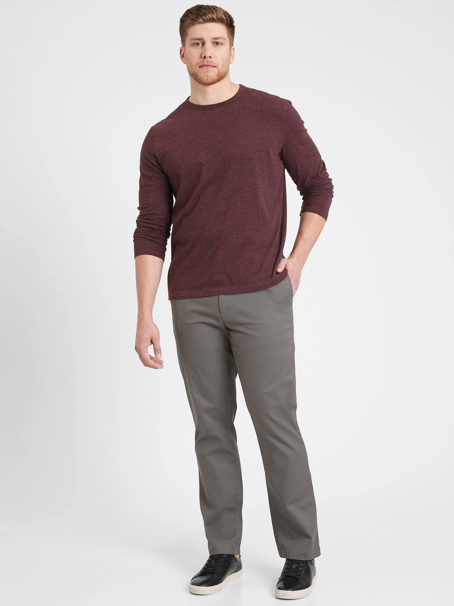 Banana Republic Men's Aiden Slim Chino Pant Gray Size 42W 32L