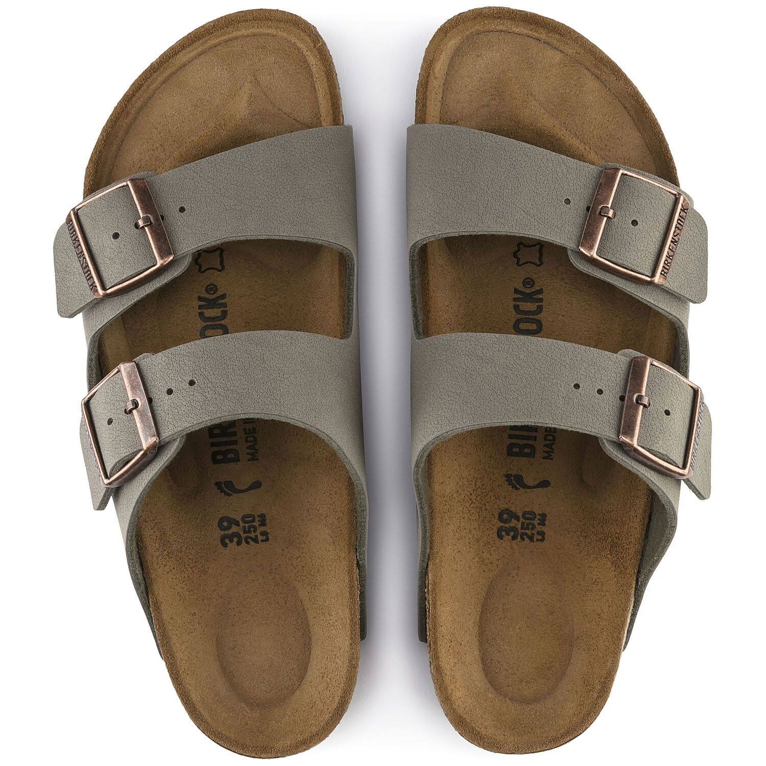 Birkenstock Arizona Sandal - 44 Narrow - Stone Birkibuc