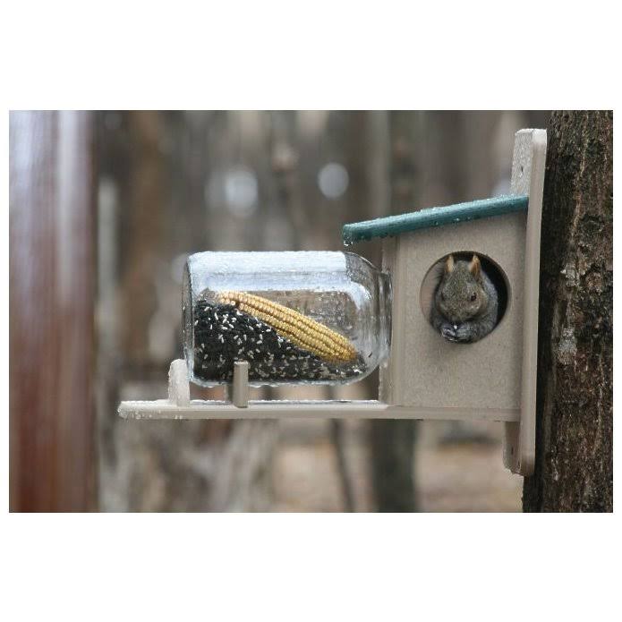 Birds Choice Recycled Jar Squirrel Feeder