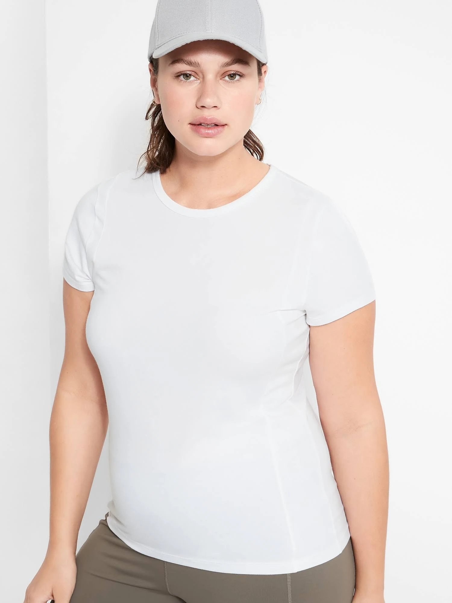 Banana Republic Women's Contour T-Shirt White Size L