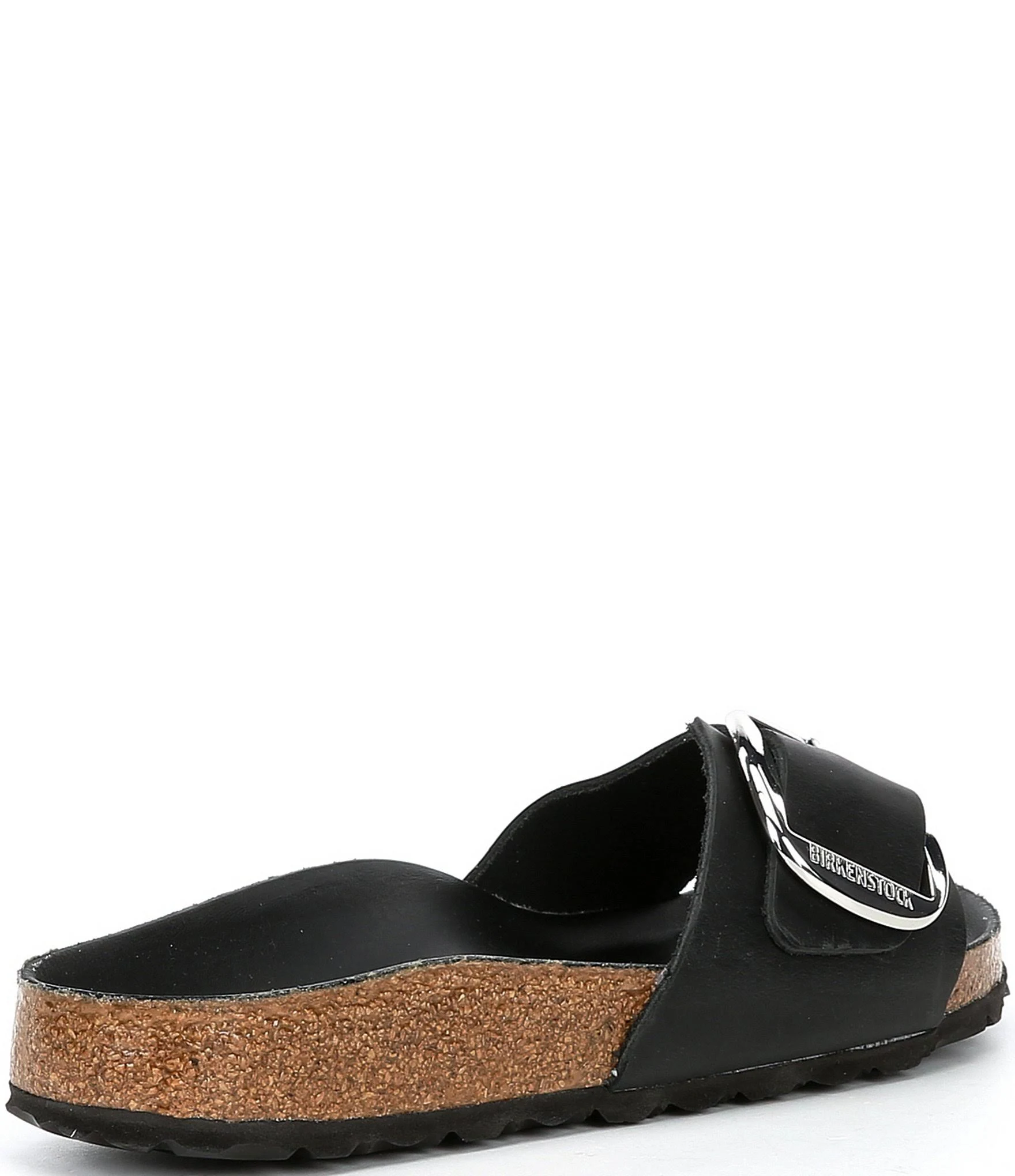 Birkenstock Madrid Big Buckle Oiled Leather Black