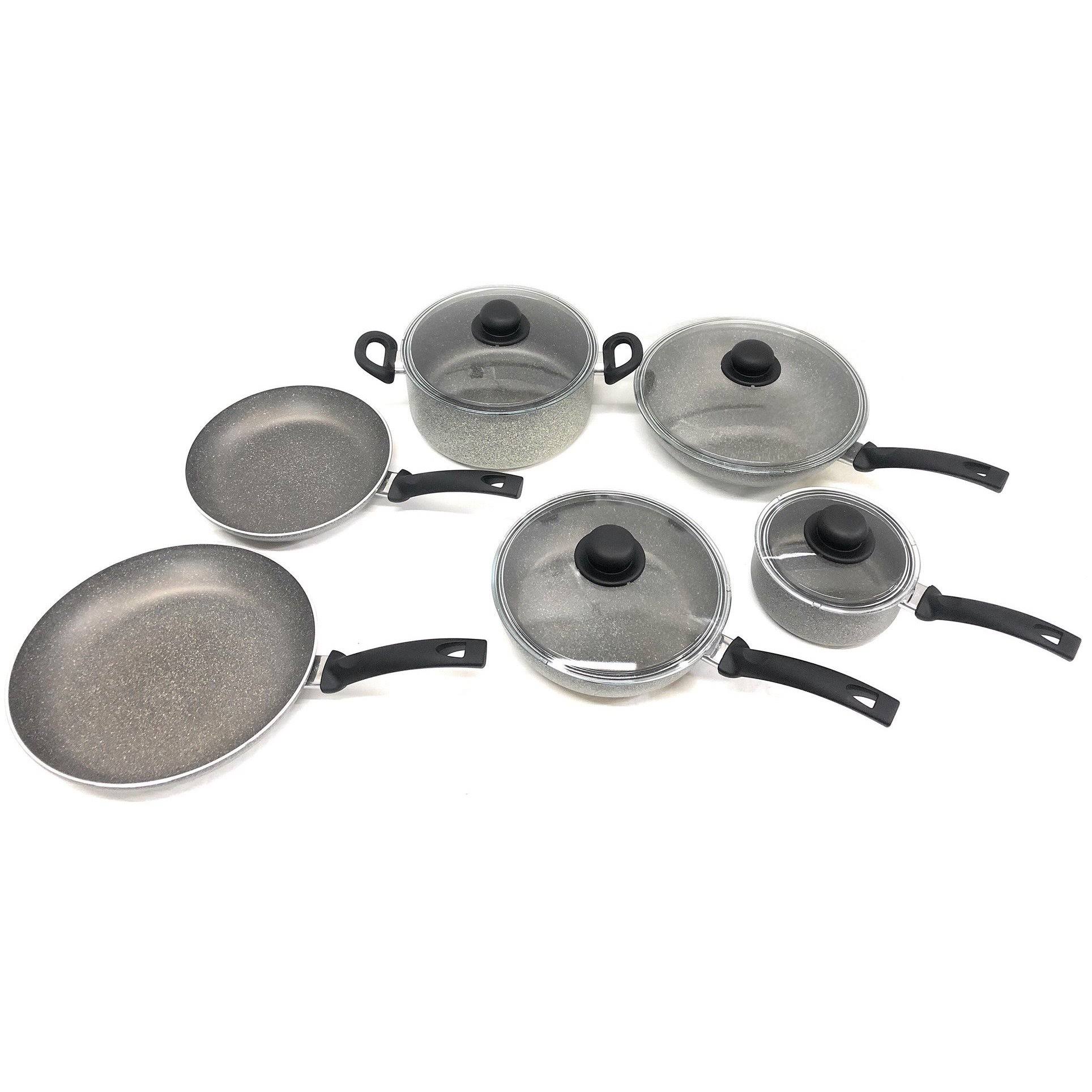 Ballarini Asti 10pc Cookware Set, Size: 10-Pieces, Gray