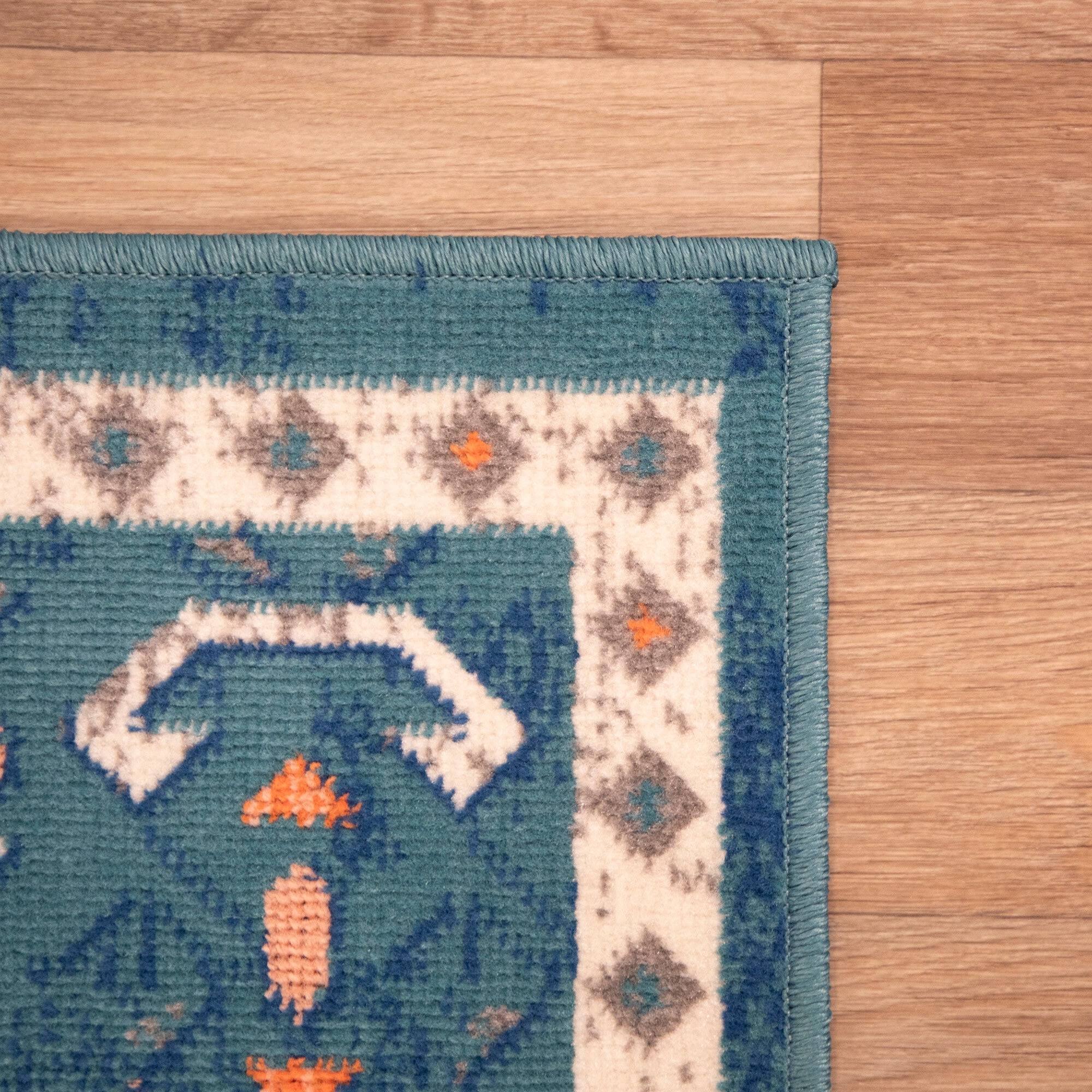 Semih Oriental Medallion Area Rug - 2' x 7' Runner - Taupe