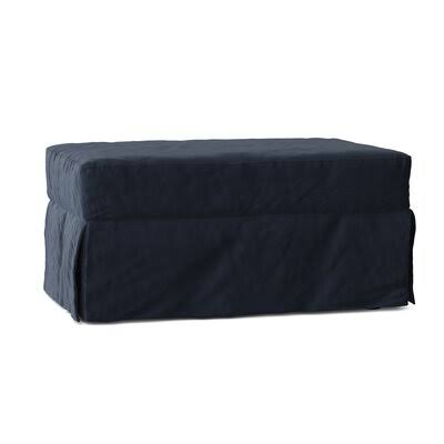 Birch Lane Fairchild 44x22 Rectangle Standard Ottoman Body Fabric: Spinnsol Indigo