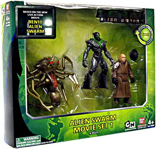 Bandai Ben 10 Alien Swarm Alien Swarm Movie, Set 1