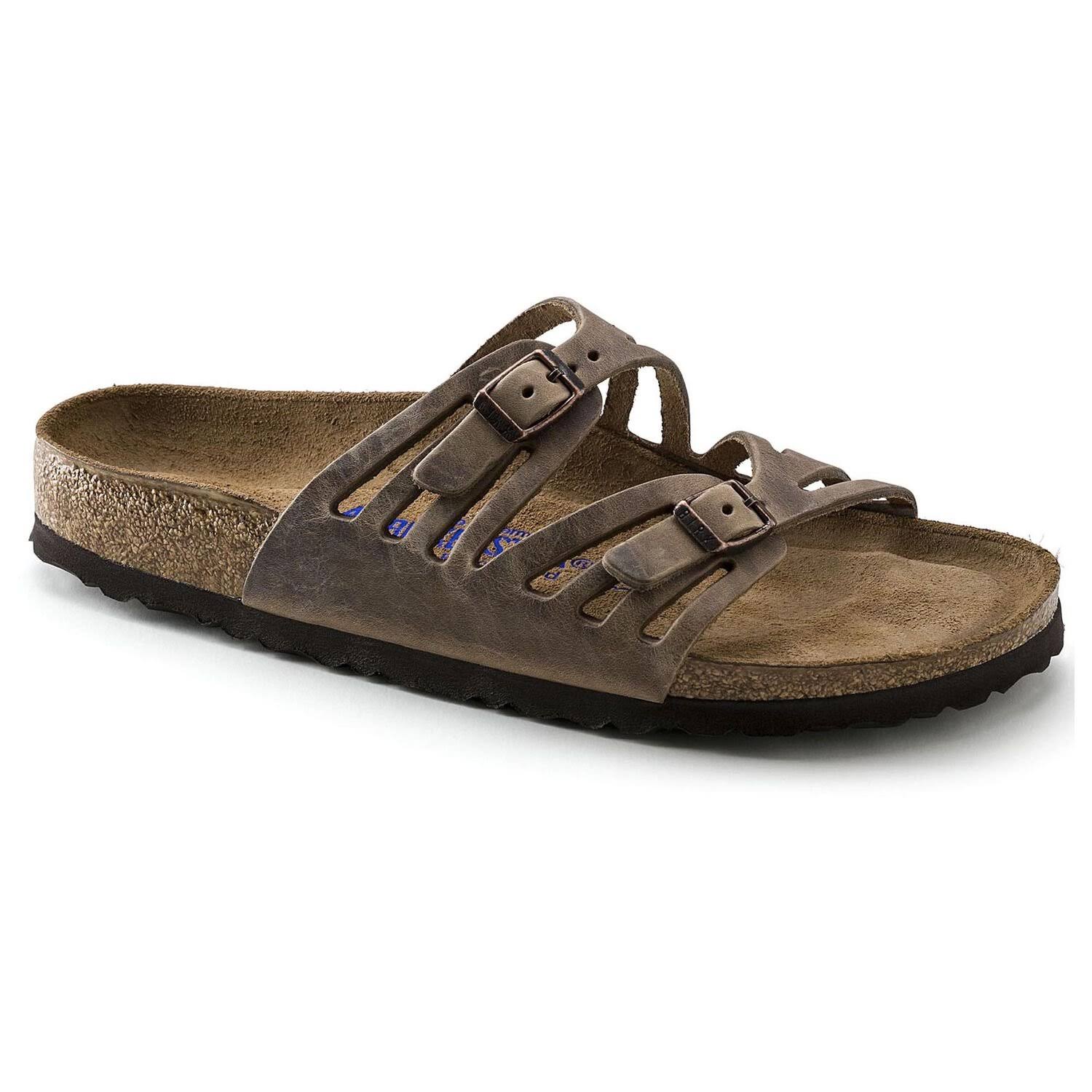 Birkenstock Granada Soft Footbed Oiled Leather 40.0 , Tobacco Brown (Women's)