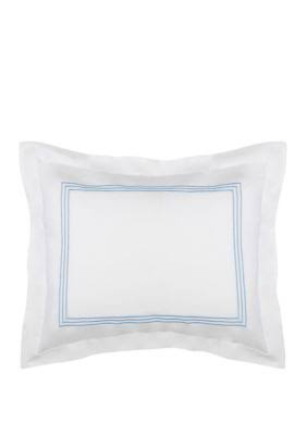 Kassatex Strada Bedding Collection Queen Pillowcase Set Blue