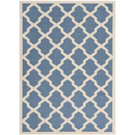 Larson Geometric Blue/Beige Indoor/Outdoor Area Rug Sol 72 Outdoor Rug Size: Rectangle 4& x 5&7x22