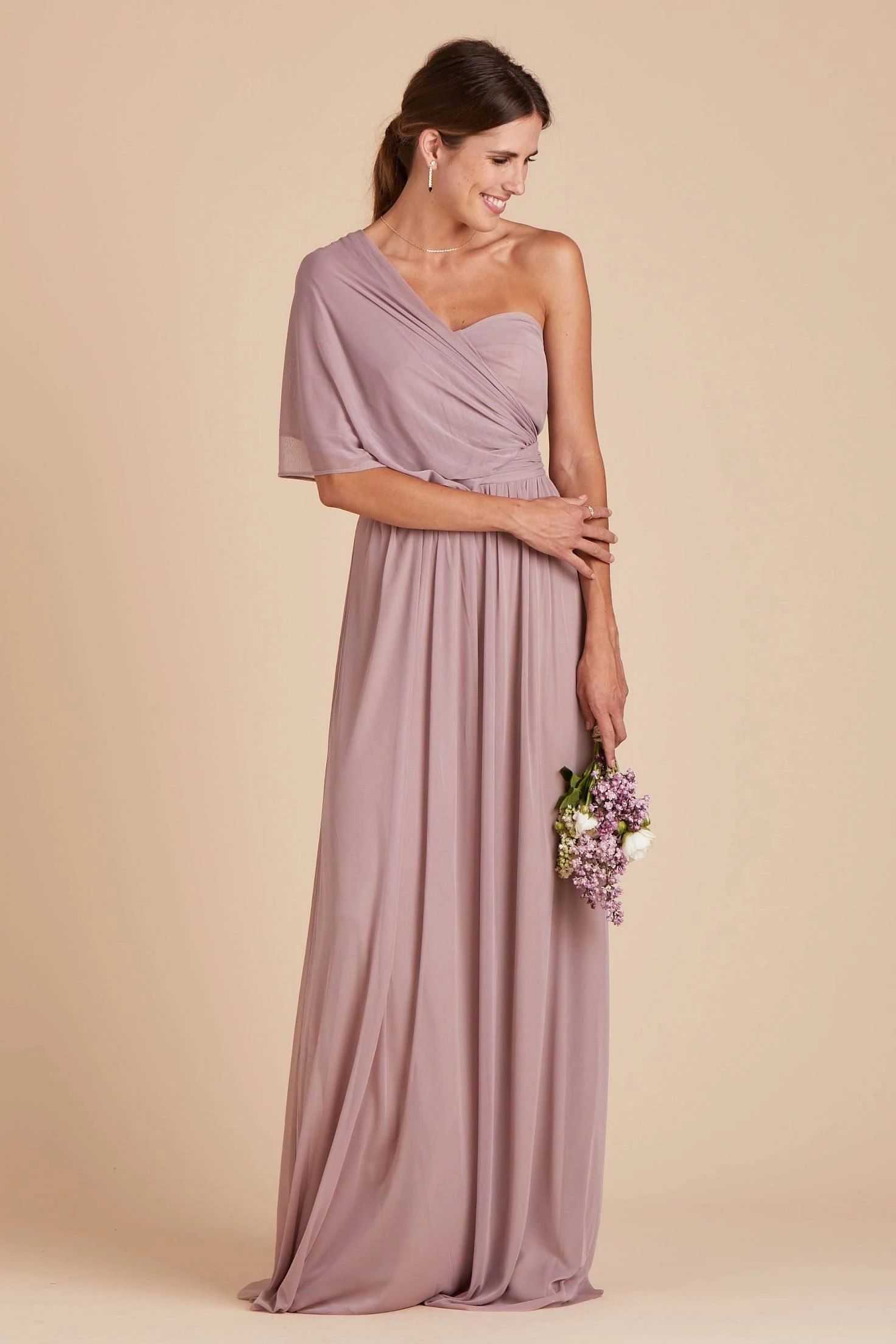 Birdy Grey Chicky Convertible Bridesmaid Dress in Mauve S / Mauve