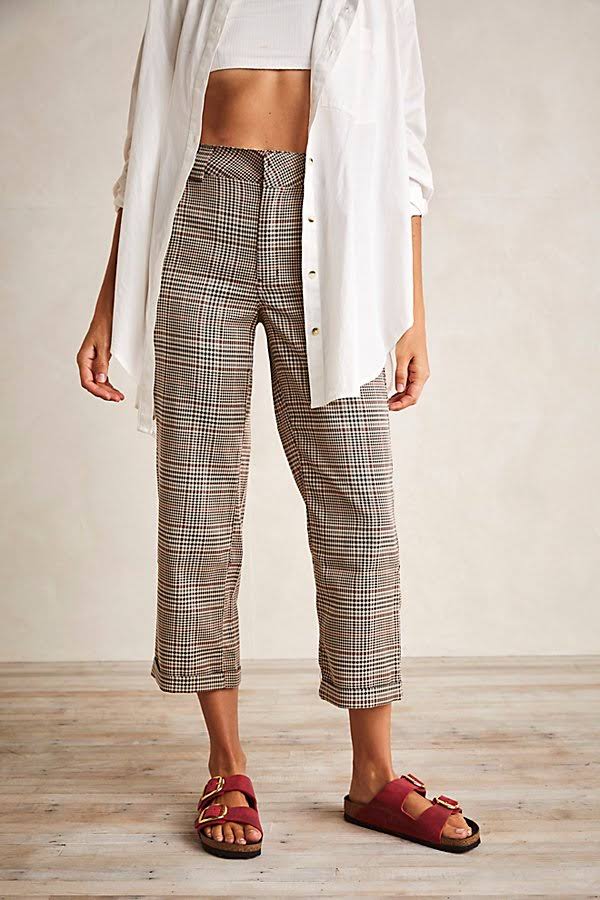 Arizona Big Buckle Birkenstock Sandals by Birkenstock at Free People in Fire Red Oiled Leather