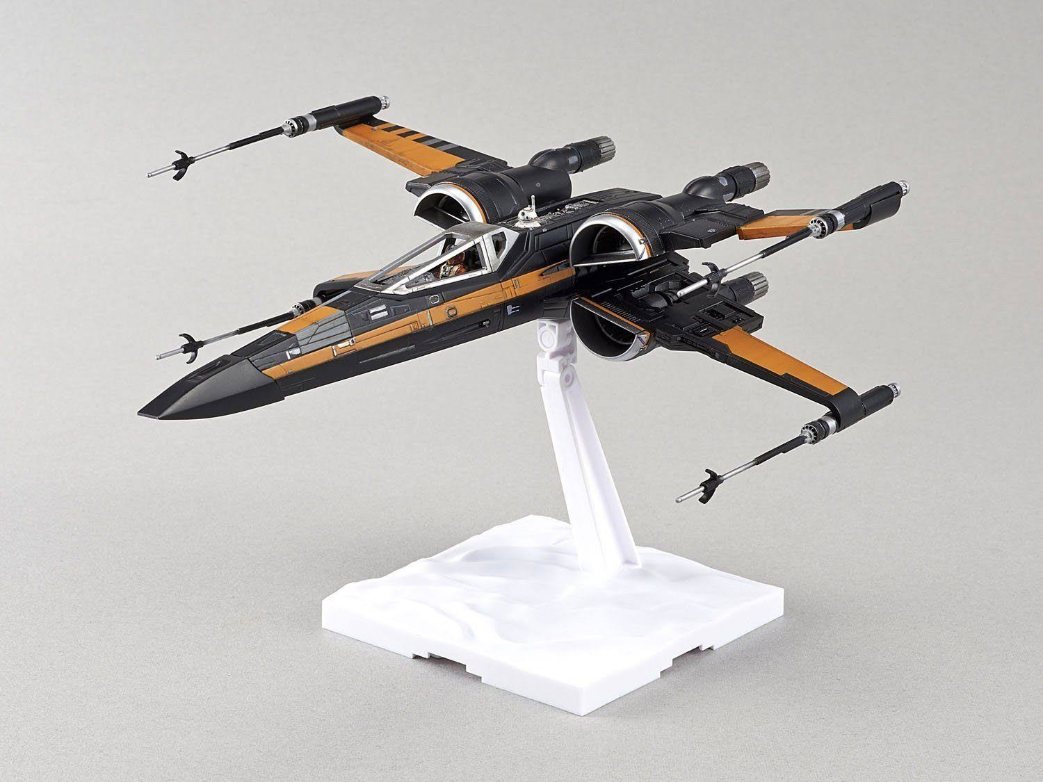 Star Wars Poe&s X-Wing Fighter 1/72 Scale Model Kit