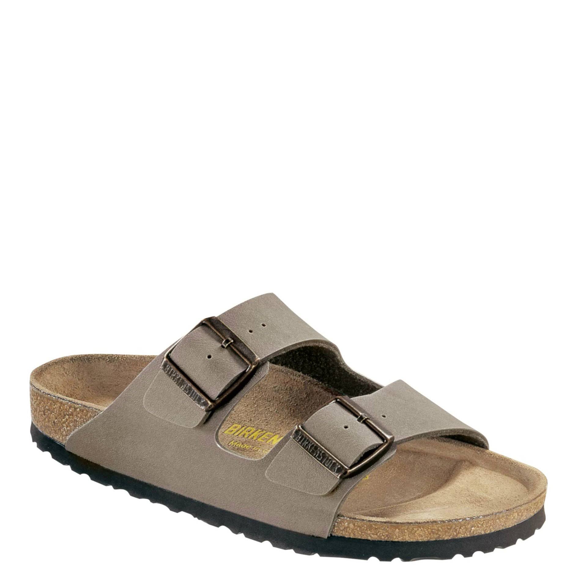 Birkenstock Arizona Birko-Flor Sandal, Stone, Size 8/10 M
