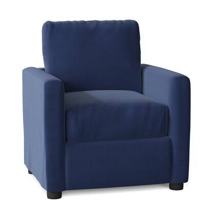 Cambridgeshire 32x22 Wide Armchair Birch Lane Body Fabric: Spinnsol Navy