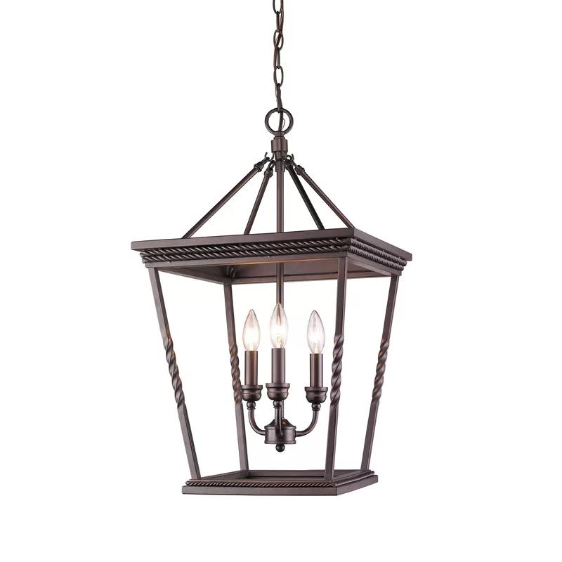 Northfield 3 - Light Lantern Geometric Chandelier