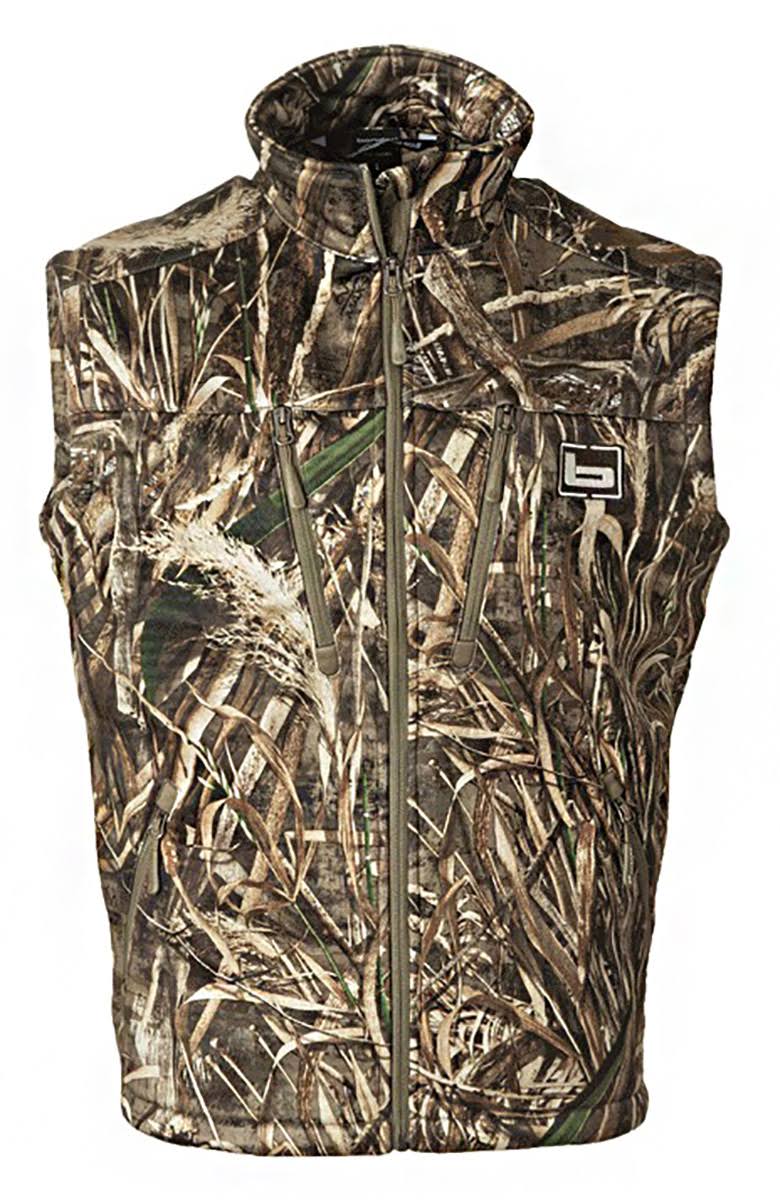Banded Mid Layer Fleece Vest, Mens, Realtree Max 5, Large