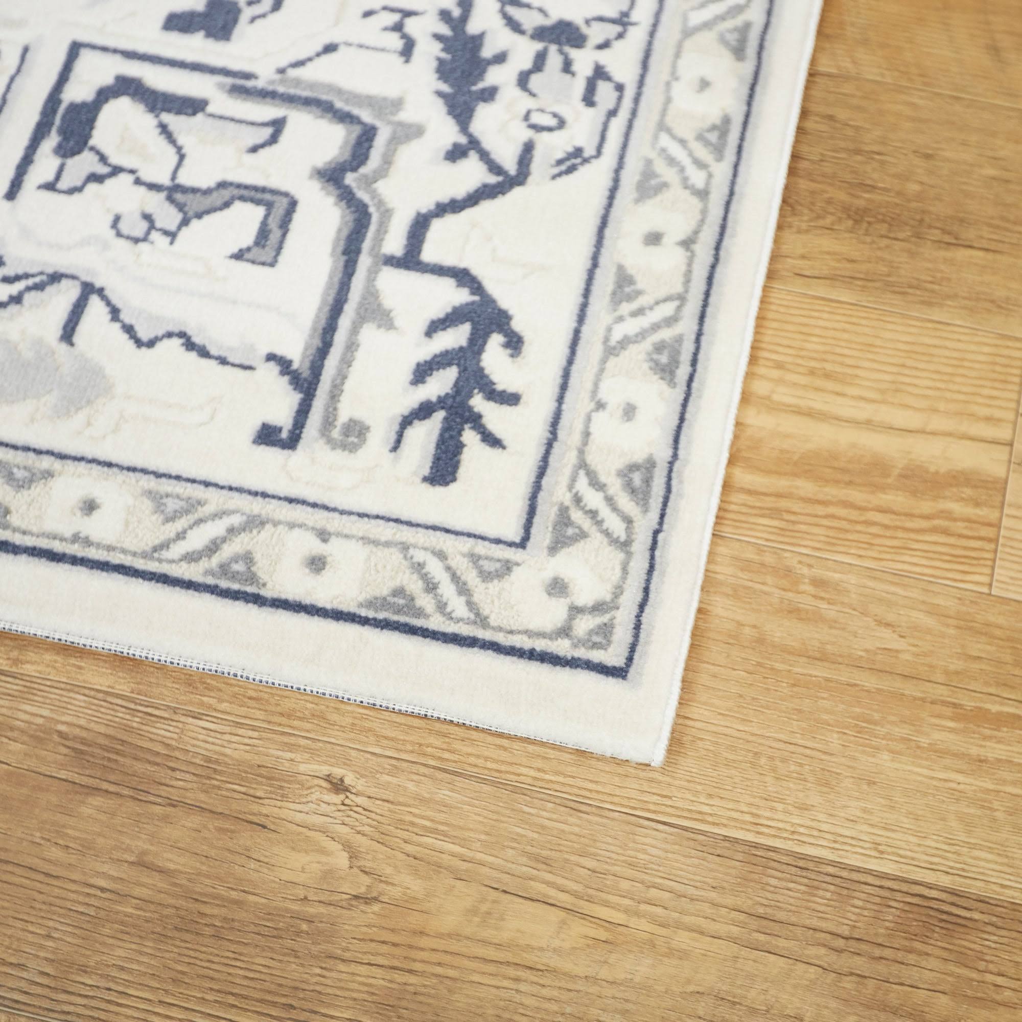 BALTA Poulard Cream 5 ft. x 7 ft. Oriental Persian Area Rug, Ivory