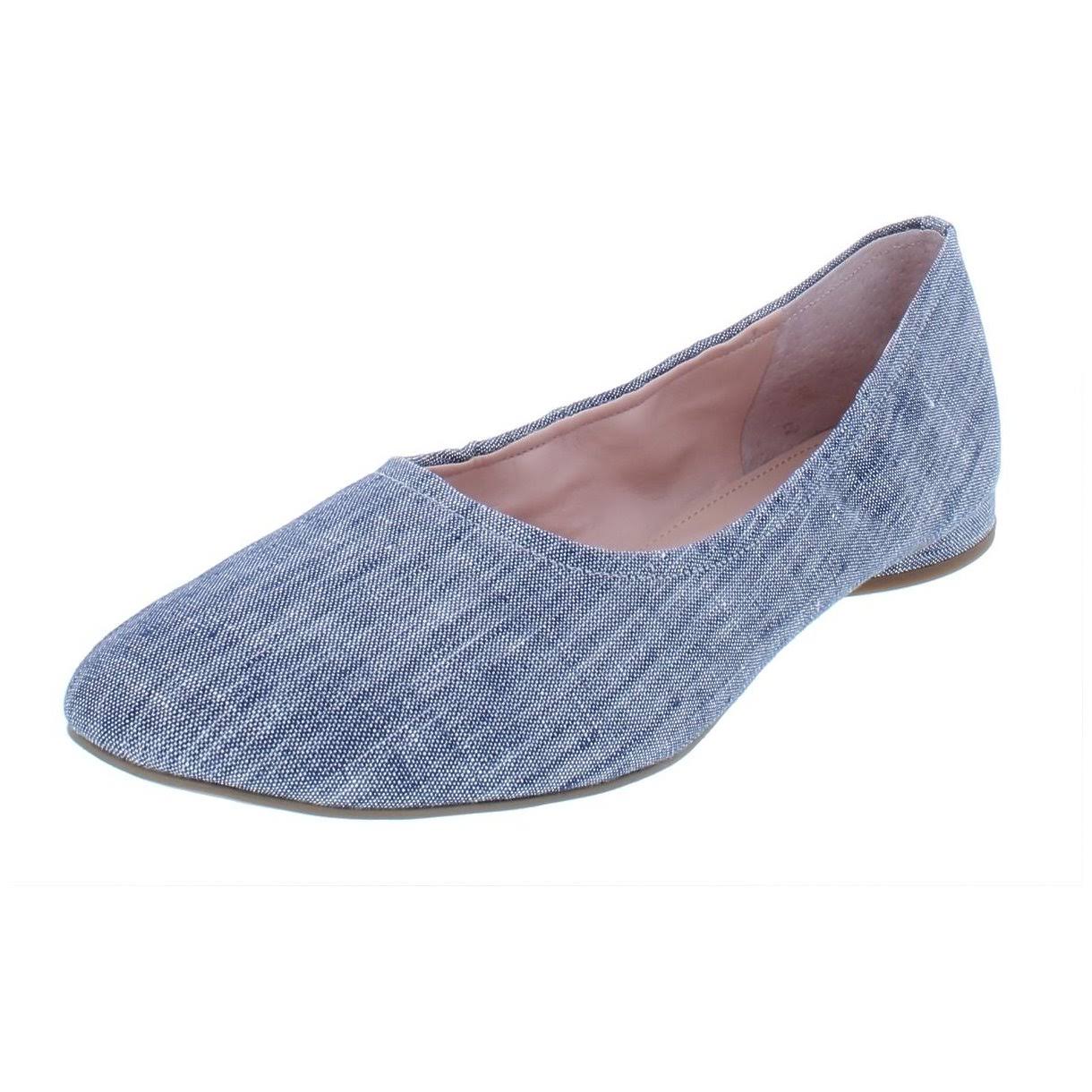 avec Les Filles Womens Myrina Denim Slip on Ballet Flats
